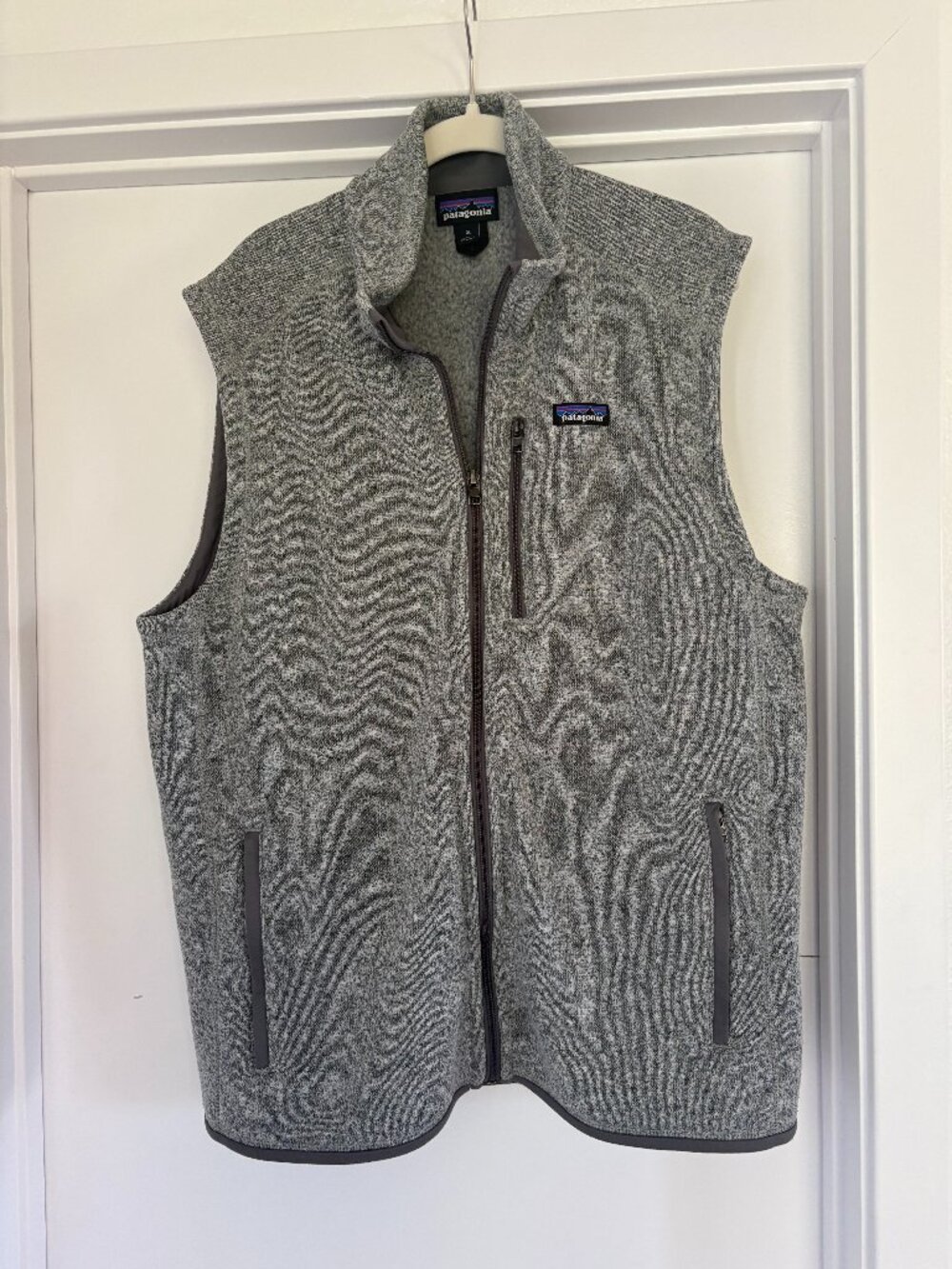 Patagonia Men's Better Sweater Full Zip Fleece Vest Stonewash Grey XL